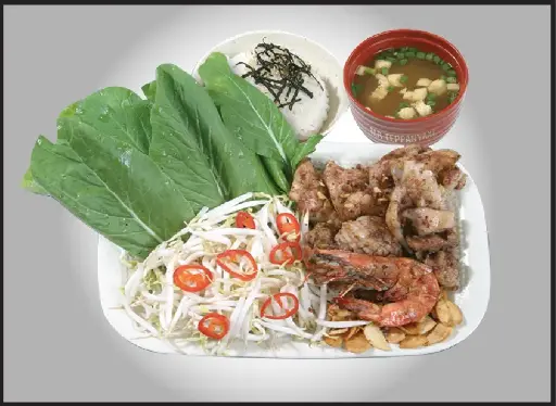 [613] Beef & Seafood Teppanyaki Set