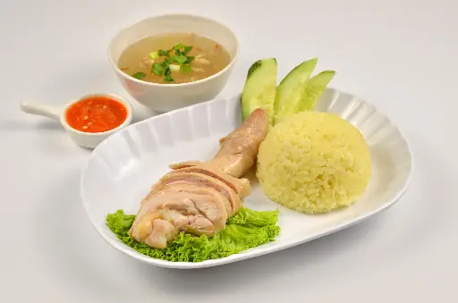 [6] Steam Chicken Drumstick Rice