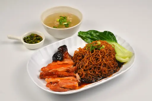 [11] Honey BBQ Wonton Noodles