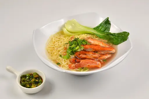 [16] Honey BBQ Wonton Noodles Soup